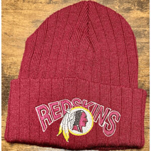 Vintage 1990s Washington Redskins NFL Women’s/Kid’s Burgundy Knit Hat Beanie